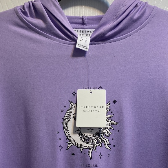 NWT Streetwear Society Hooded L/S Shirt - Picture 6 of 9